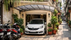 Thiết kế gara nhà nhỏ: 9 ý tưởng gọn đẹp, hợp nhà trong hẻm ở Việt Nam