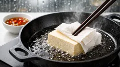 Cách chiên đậu hũ giòn rụm, không dính chảo và không nát cho bữa cơm nhà