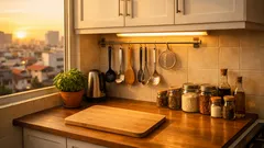 10 cách sắp xếp bếp mini gọn đẹp cho nhà nhỏ ở TP.HCM, Hà Nội, Đà Nẵng